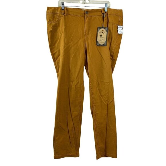 Vanilla Jeans Denim - Vanilla Jeans Women's Fit Skinny Dark Mustard Jeans